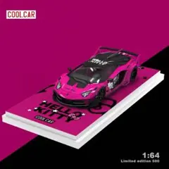 CC 1/64 ランボルギーニ GTEVO ダークピンク Hello Kitty