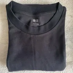 UNIQLO ソフトタッチクルーネックTシャツ/長袖　黒Mサイズ