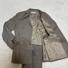 23区パンツスーツセットアップグレージュ38 M相当 テーラード 日本製