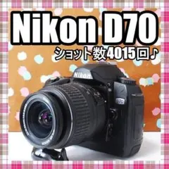 ✨️ニコン D70s✨ 入門機 初心者向け 人気CCDセンサー搭載 望遠レンズ