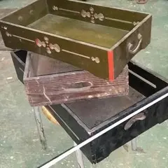 ⭐蔵出しアンティークの木箱３個セット