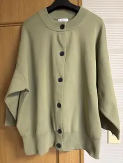 JEANASIS オリーブグリーン カーディガン