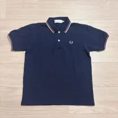 FRED PERRY ポロシャツ ネイビー 襟ラインのサムネイル