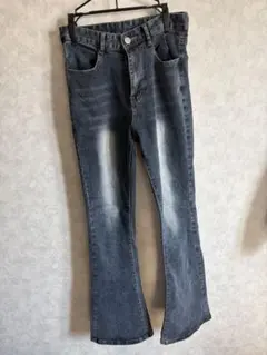 ブーツカットデニム ダークブルー S y2k