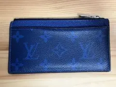ルイヴィトン M82911 コインカードホルダー 小銭入れ ブルー - メルカリ