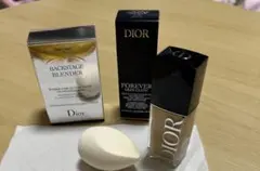 Dior フォーエヴァーフルイドスキングロウ 0.5N リキッドファンデ&パフ付
