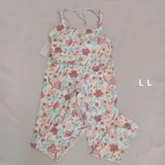 新品SUKALAスカーラ花柄 ヨガウェア タンクトップとレギンスセットＬＬサイズ