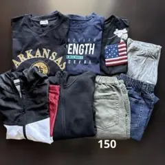 【お値下げ】150 まとめ売り　ロンT パンツ　ユニクロ　パーカー