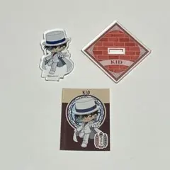 名探偵コナンカフェ2026 ミニアクリルスタンド　特典ステッカー　怪盗キッド