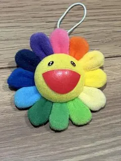 村上隆 カイカイキキ ぬいぐるみバッジ レインボーフラワー