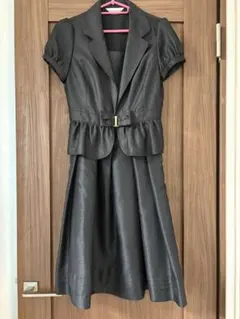 ブラック ジャケットドレス セット