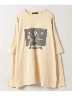 JEANASIS レイヤードグラフィックプリントロンTEE