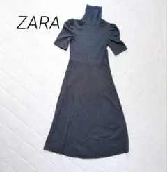 【イチゴ様専用】ZARA ザラ 半袖 リブニット タートルネック