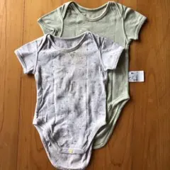 ユニクロ 肌着 ロンパース 2点セット