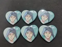 BROTHERS CONFLICT ブラコン スイパラ 昴 ハート缶バッジ 6個