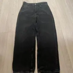 ZARA ブラック バギーデニム