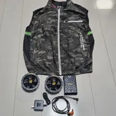 バートル空調服 2枚＋バッテリー一式＋ファン 一組 中古 - メルカリ
