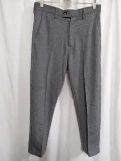 ブリスポイント スウェット テーパードパンツ グレー Mサイズ センタープレス