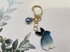レジンキーホルダー　うさぎ　星座