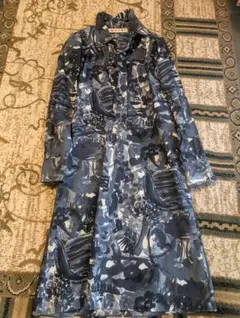MARNI 半袖シャツワンピース オリーブグリーン - メルカリ