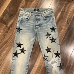 AMIRI スター　バンダナ　スキニーデニムのサムネイル