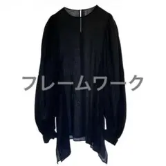 NOBLE/Noble ノーブル バルーンスリーブカットソー 長袖ブラウス Fのサムネイル