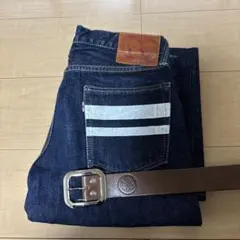 桃太郎ジーンズ 32インチ ベルト付のサムネイル