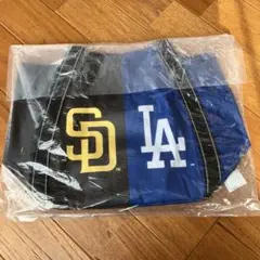 MLB トートバッグ ネイビー・ブラウン