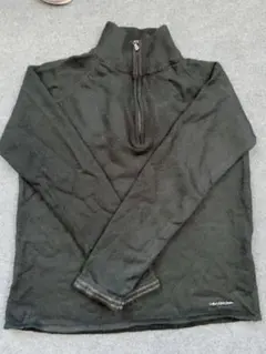 Calvin Klein Jean ジップアップニット　ブラック　XL