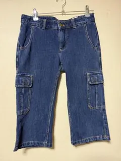 Columbia カーゴパンツ Sサイズ デニムブルー