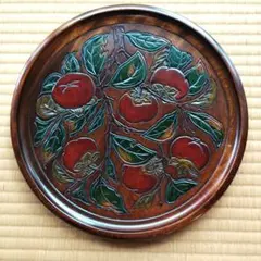 トールペイント作品 縁レジン 中(板) ブラウン - メルカリ