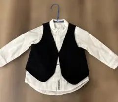 【après les cours】シャツベストセット 90cm入園式　フォーマル