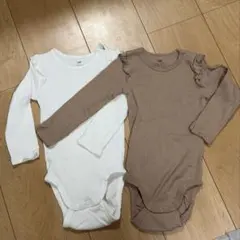 H&M ベビー ロンパース 2枚セット 80cm