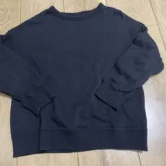 GU 黒 キッズ　トレーナー 120cm