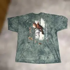 90sヴィンテージ THE MOUNTAIN アニマルTシャツ 鳥