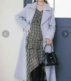 【新品未使用タグ付き】マーキュリーデュオ　ウールスタンドカラーコート　S