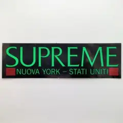 SUPREME NUOVA YORK BLACK STICKER