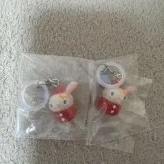 サンリオ　いちごめじるしアクセサリー　ウサハナ2個セット