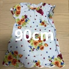 hakka baby 花柄ワンピース 90cmのサムネイル