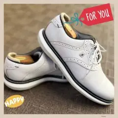 FootJoy トラディションズ スパイクレスゴルフシューズ ホワイト