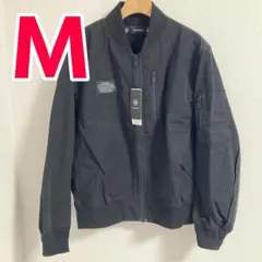 新品　GU×UNDERCOVER　リブブルゾン MA-1 ブラック Mサイズ