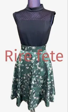 【新品タグ付】Rire Fete ワンピース ドレス スコットクラブ 9号