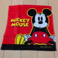 ミッキーマウス タオル 赤