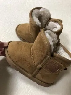 ブラウン スエード ショートブーツ