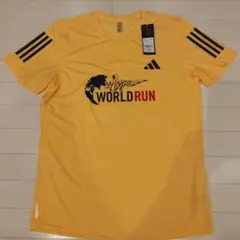新品未使用　adidas ランニングＴシャツ イエロー Mサイズ