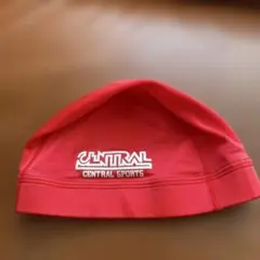CENTRAL SPORTS 水泳帽 赤　M