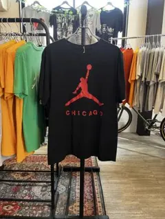 Jordan ジョーダン　CHICAGO Tシャツ レッド　ブラック　XLサイズ