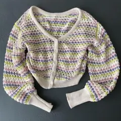 URBANITY ざっくり　ニット　カーディガン　編み　春秋