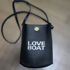 LOVE BOAT ショルダーバッグ ブラックのサムネイル