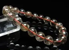 極品 天然 AAA 金針ルチル水晶 ブレスレット プレゼント箱付 包装 送料無料